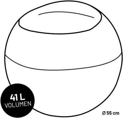 LUMALAND EM 2024 Fussball-Kühlbox mit Sitzfunktion 41 Liter für mehr als einen Bierkasteninhalt | Kü