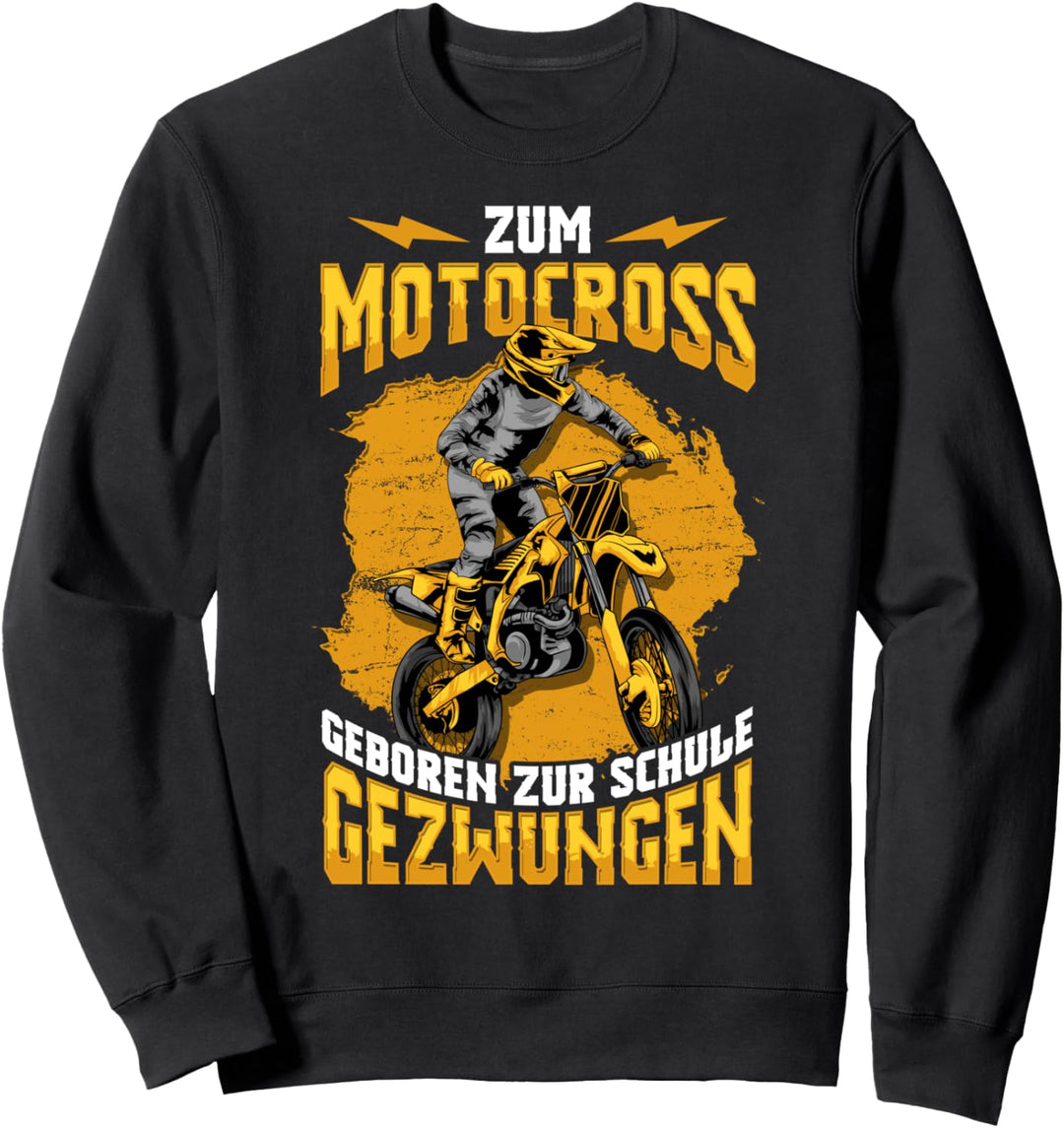 Motocrossfahrer Motorradfahrer Biker Motorrad Dirt Bike Sweatshirt