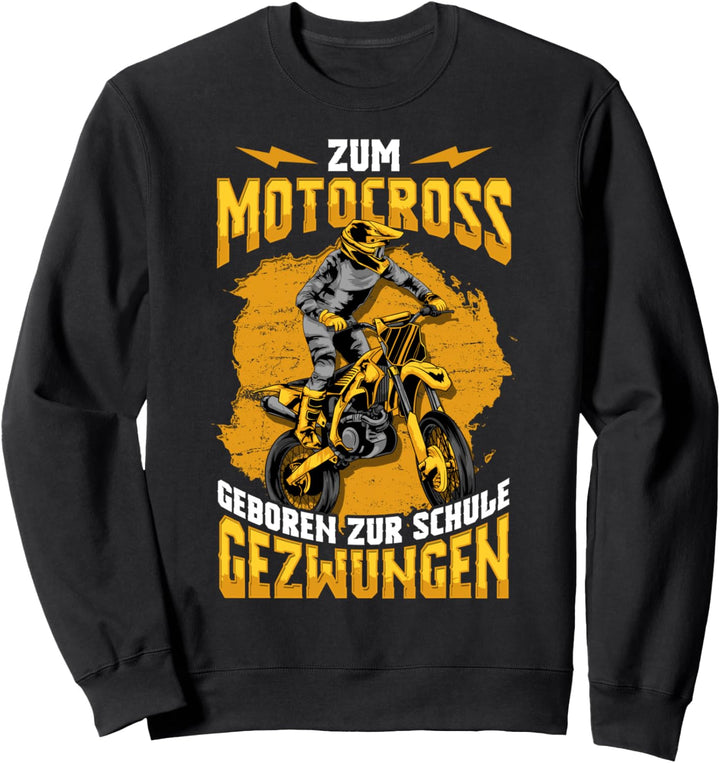 Motocrossfahrer Motorradfahrer Biker Motorrad Dirt Bike Sweatshirt