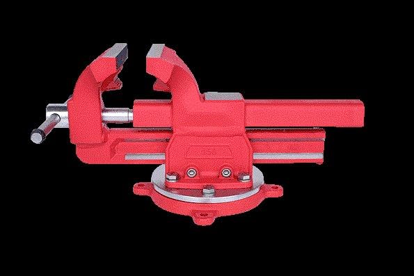 KS Tools 914.0035 Schraubstock mit Rundteller, 150 mm