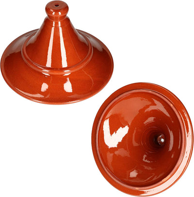 MamboCat Schmortopf I Tajine I 2 Liter I Mediterran I Unikat Handarbeit - Glasiert I Orientalisch I