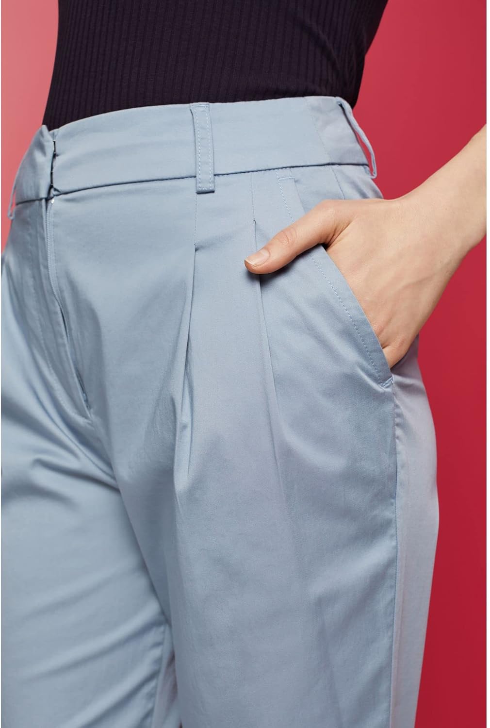 ESPRIT Damen Hose, 36 445/Light Blue Lavender
