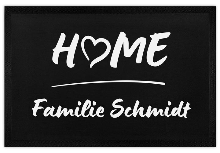 Fussmatte - Willkommen - Türmatte Fussabtreter Schmutzfangmatte zum Einzug Geburtastag Hochzeit WG G