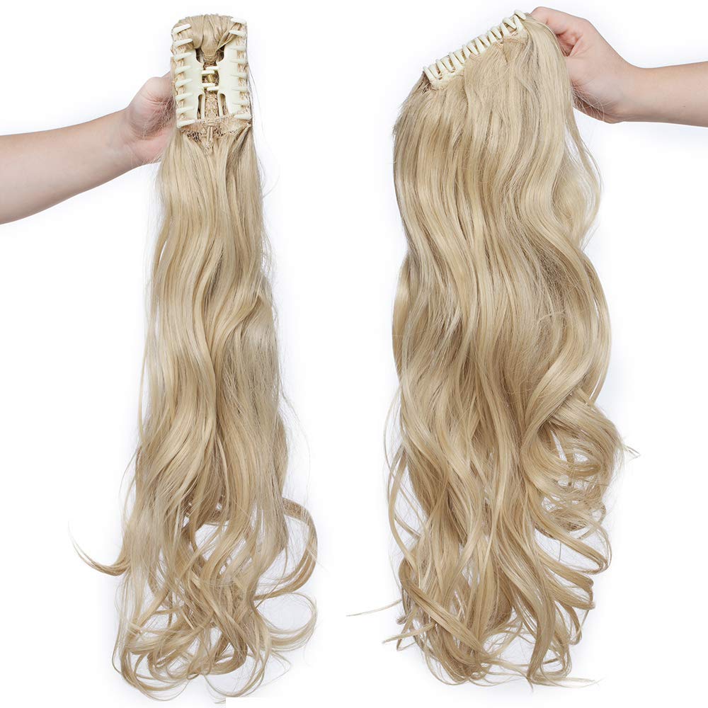 SEGO Ponytail Extension Pferdeschwanz Haarteil Haarverlängerung Zopf mit Butterfly-Klammer Hair Piec
