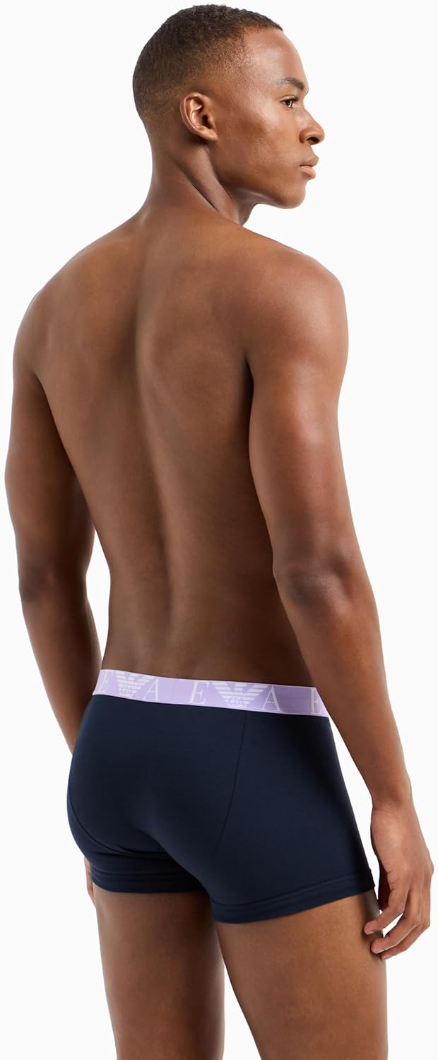 Emporio Armani Underwear Herren Badehose (3er Pack) M Armani Blue/Armani Blue/Armani Blue, M Armani