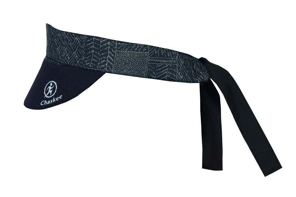 Visor Snap Cap Tribal Print, Schwarz
