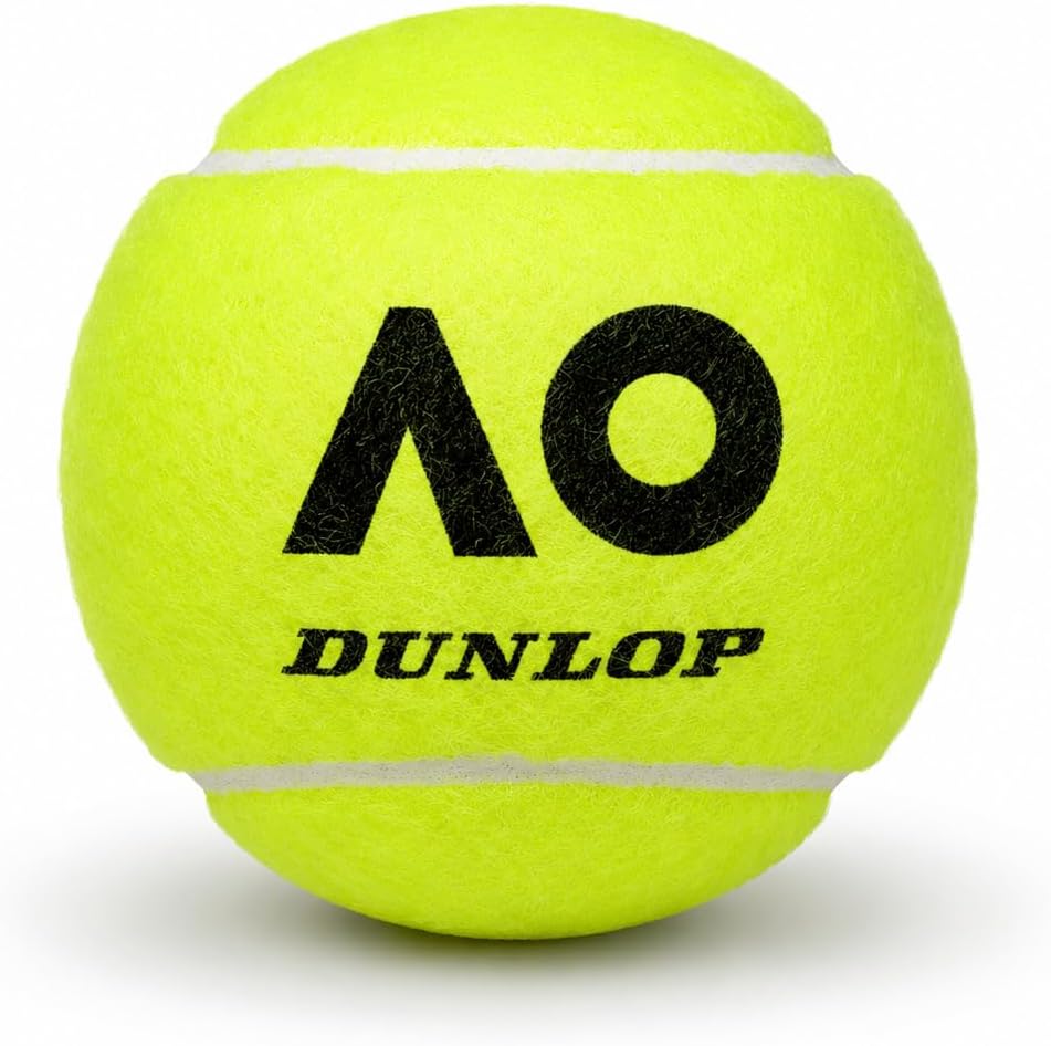 DUNLOP Tennisball Australian Open - für Sandplatz, Hartplatz und Rasen 2 x 4 Bälle, 2 x 4 Bälle