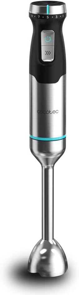 Cecotec Handmixer Power Pulsar 2300MAX. 2300W maximale Leistung, 4 Klingen aus Edelstahl, XL-Fuss, S