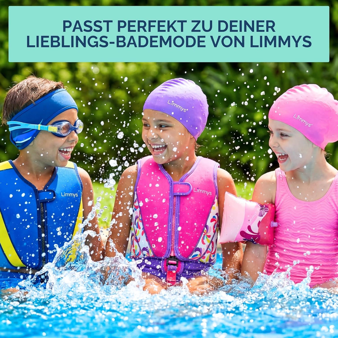 Limmys Premium Schwimmweste Kinder - Schwimmhilfe für Kinder und Kleinkinder – Moderne Kinder Schwim