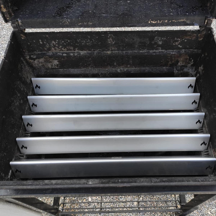 Grillrost.com Das Original Edelstahl Aromaschienen für Weber Spirit - 300er Baureihe bis 2012 - Regl