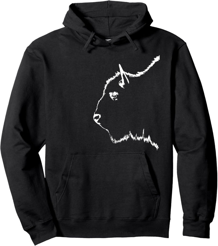 Bison - Büffel - Büffelkopf Pullover Hoodie