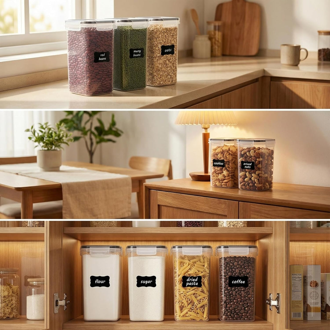 Vtopmart 2L Vorratsdosen Set, Müsli Schüttdose &amp; Frischhaltedosen, BPA frei Kunststoff Vorratsdosen