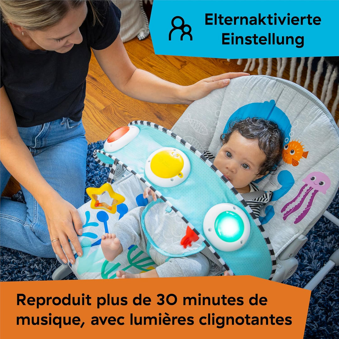 Baby Einstein Ocean Explorers Kick to It Opus Musikwippe fr Kleinkinder, Alter 0-30 Monate