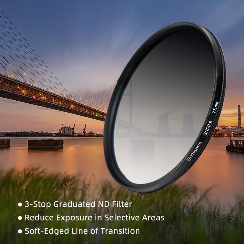 7artisans GND 0.9 Drehbarer weicher Verlaufsfilter (3 Blendenstufen) 46mm/49mm/52mm/55mm/58mm/62mm/6