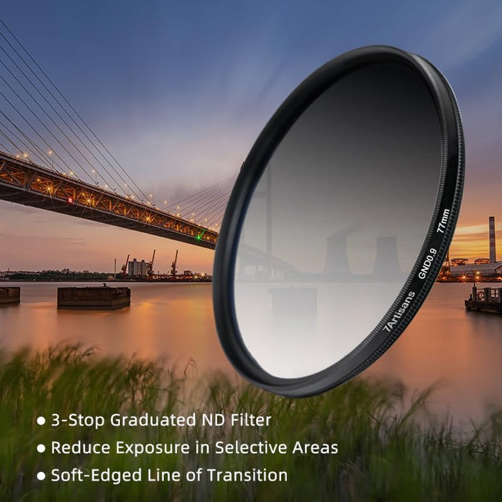 7artisans GND 0.9 Drehbarer weicher Verlaufsfilter (3 Blendenstufen) 46mm/49mm/52mm/55mm/58mm/62mm/6