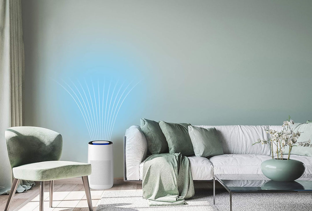 Trebs 49200 Luftreiniger - Smarter Luftreiniger - App gesteuert - HEPA Filter (H13) - für 50 - 77m²