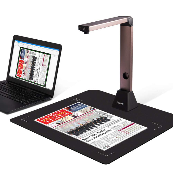 Tragbare Scanner Dokumentenscanner : Tragbarer HD-Overhead-Scanner A3, mehrsprachige OCR-USB-Dokumen