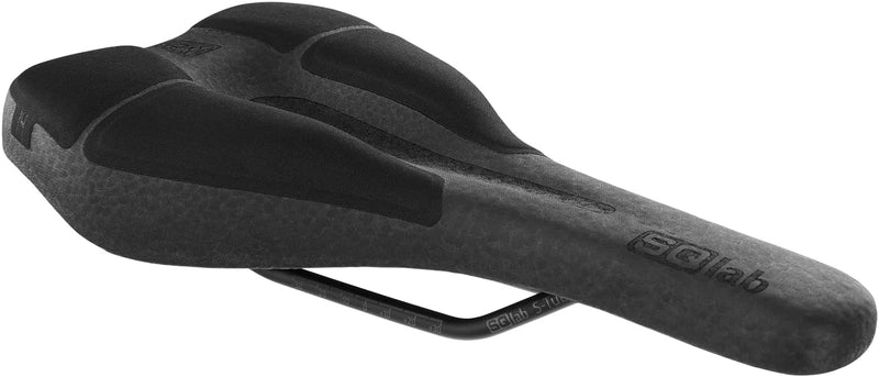 SQlab Unisex – Erwachsene GmbH Trekking Fahrradsattel 17 cm Schwarz, 17 cm Schwarz
