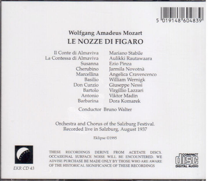 Le Nozze di Figaro, Audio-CD