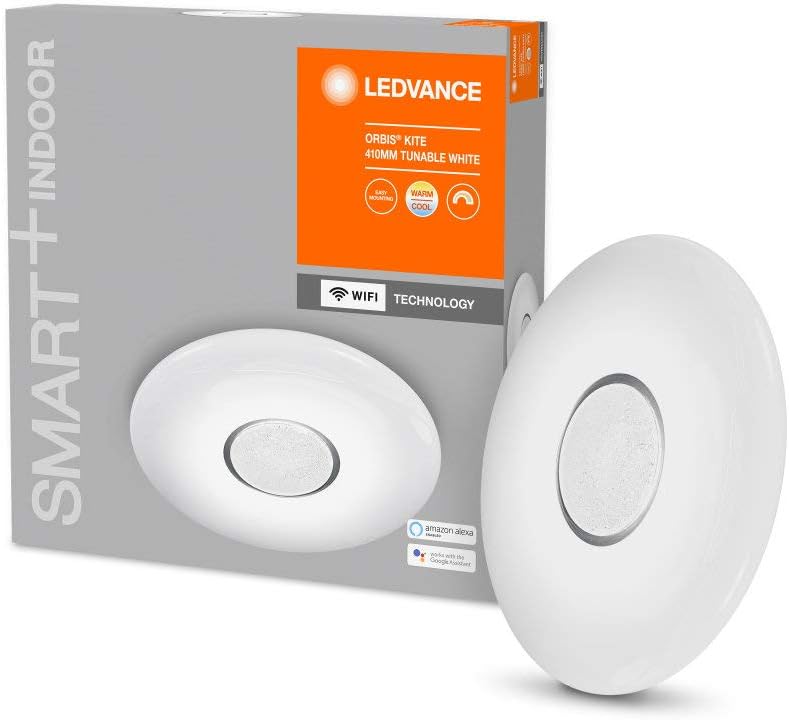 LEDVANCE Smarte LED Wand-und Deckenleuchte für Innen mit WiFi Technologie, Lichtfarbe änderbar (3000