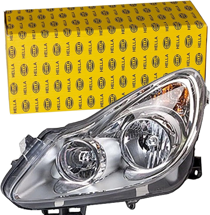 HELLA 1EG 354 534-021 Halogen-Hauptscheinwerfer - rechts - für u.a. Opel Corsa D (S07) Rechts (Beifa