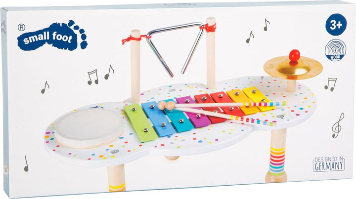 Small Foot Muziektafel Met Vier Instrumenten 44 X 23 X 25 Cm Musiktisch, Musiktisch