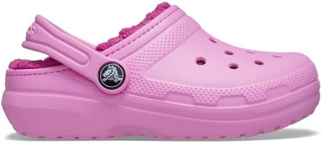 Crocs Unisex Kinder Baya Lined T Clogs 28/29 EU Taffy Pink, 28/29 EU Taffy Pink