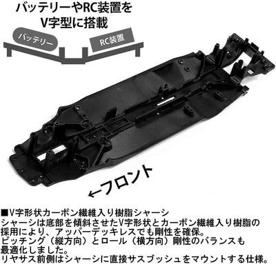 Tamiya 58693-1:10 RC TA08 Pro Chassis Kit, ferngesteuertes Auto/Fahrzeug, Modellbau, Bausatz, Hobby,