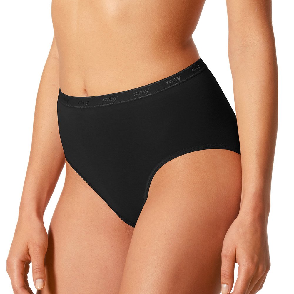 Mey 2er Pack Taillenslips Damen – Grösse 40 – Schwarz – Taillen-Slip aus Baumwolle und Elasthan – Pf