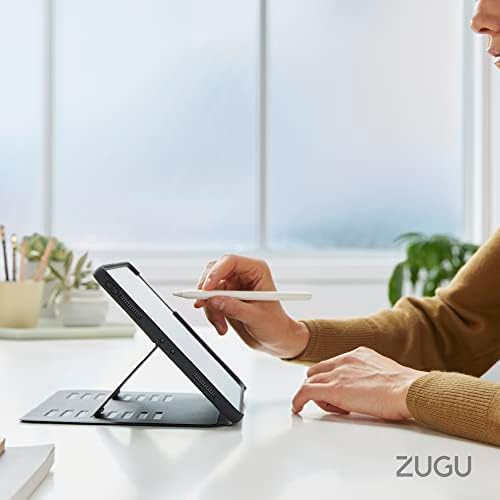 ZUGU iPad 10.9 Hülle 2022 10. Generation, schlanke Schutzhülle 8 Winkel-Ständer magnetisch, Stifthal