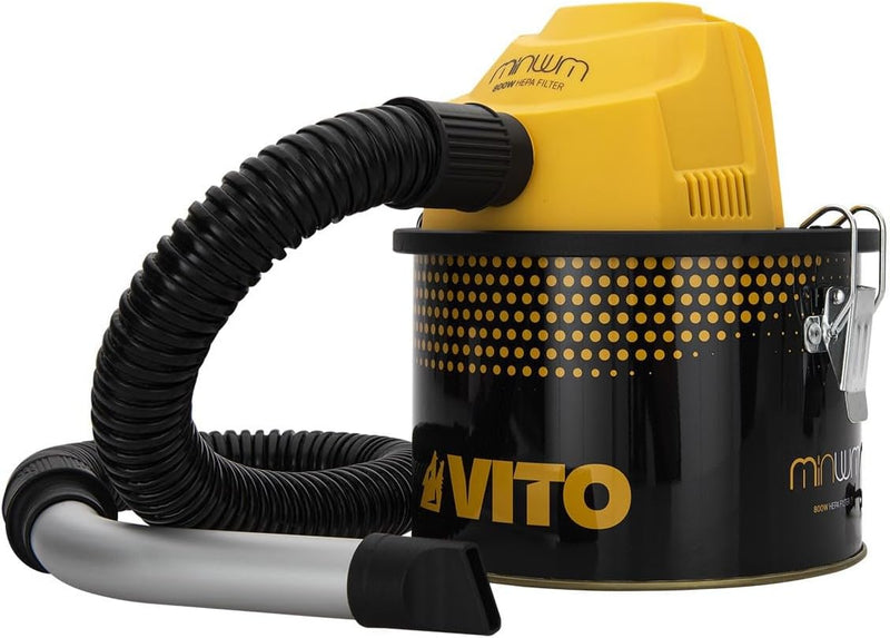 VITO Mini Staubsauger für Pellets 800W - Mini Pellets Aschesauger 800W - auch für Grill, kleine Öfen