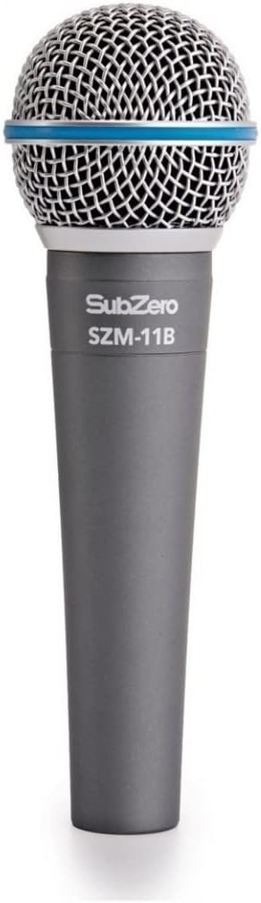 SubZero Dynamisches Gesangsmikrofon mit Galgenstativ und Kabel 11B