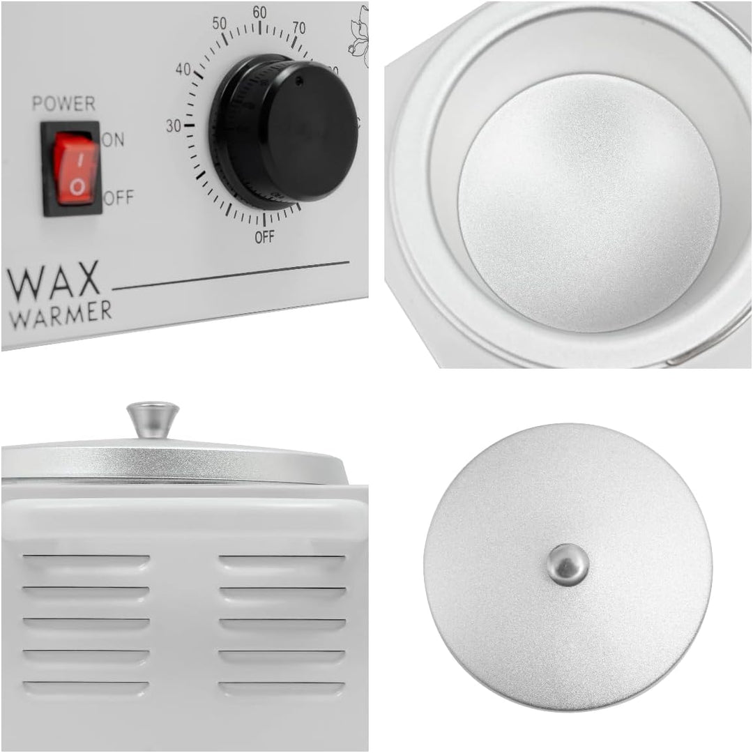 Waxing Set Doppeltopf Wax Maschine Wachs Haarentfernung Wachswärmer Wachsmaschine für Wellness-Salon