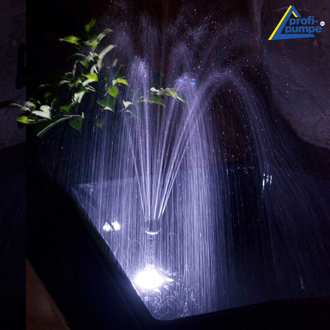 Innovative Solar Teichpumpe Springbrunnen Wasserspiel Teichpumpen-Set für den Gartenteich mit Fernbe