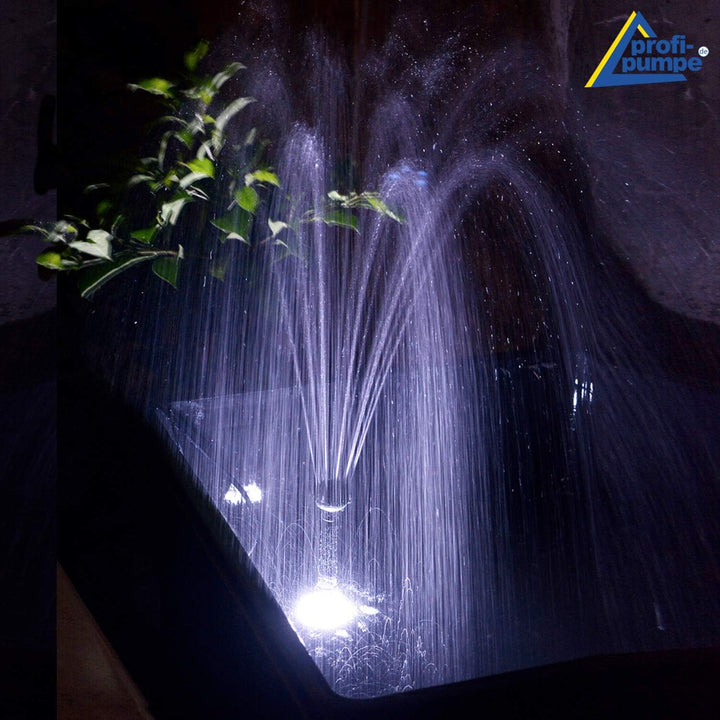 Innovative Solar Teichpumpe Springbrunnen Wasserspiel Teichpumpen-Set für den Gartenteich mit Fernbe