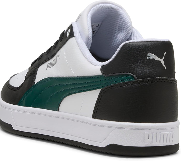 PUMA Unisex Caven 2.0 Sneaker 46 EU Puma White Dark Myrtle Puma Black, 46 EU Puma White Dark Myrtle