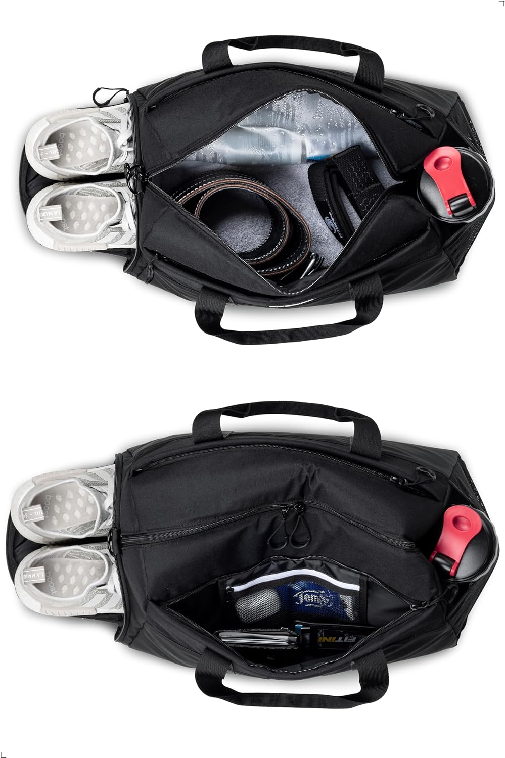 Fitgriff® Sporttasche & Reisetasche V2 für Damen und Herren - mit Schuhfach & Nassfach - Tasche für