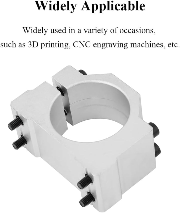 65 mm CNC Spindelmotorhalterung, Aluminiumlegierung CNC-Motorhalterung Spindelmotorhalterung mit Sch