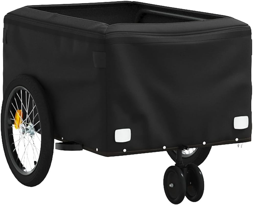 Gecheer Fahrradanhänger Hunde, Hundeanhänger, Hundetransporter, Hunde Anhänger, Schwarz und Gelb 30