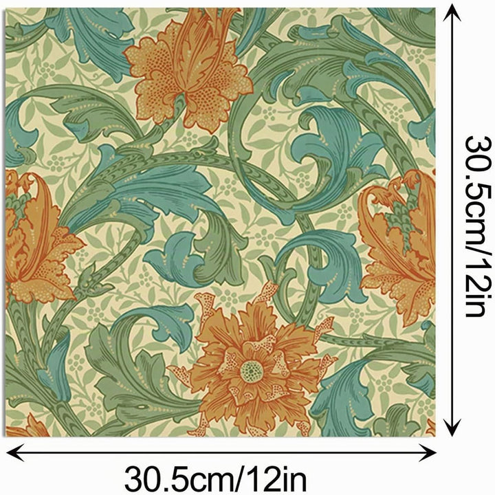 Scrapbook Papier Blumen Muster Doppelseitiges Bastelpapier, 30,5x30,5 cm/12x12 in Frühling Motivpapi