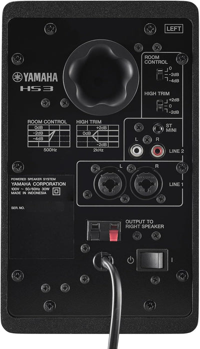 Aktiv Monitor Lautsprecher HS3 schwarz