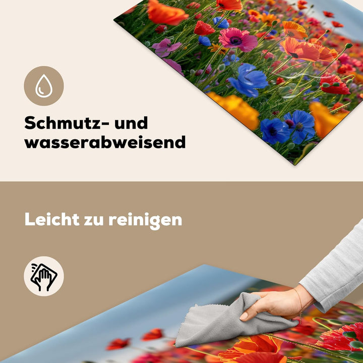 KitchenYeah© Herdabdeckplatte Einteilig Küche Ceranfeld Abdeckplatte Cerankochfeld Abdeckung Indukti