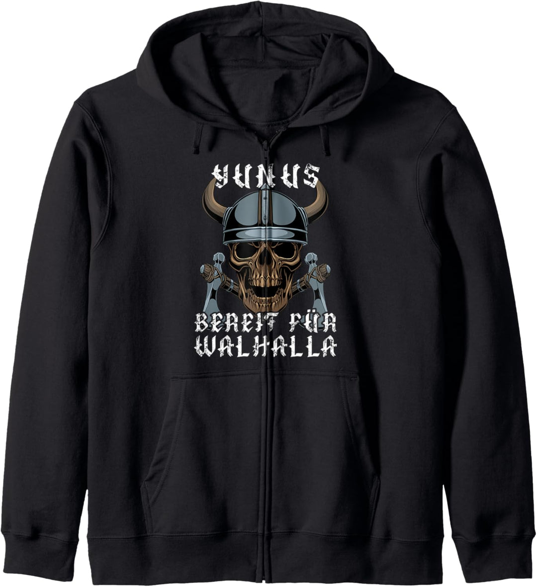 Yunus - Bereit für Walhalla - Personalisiert Kapuzenjacke