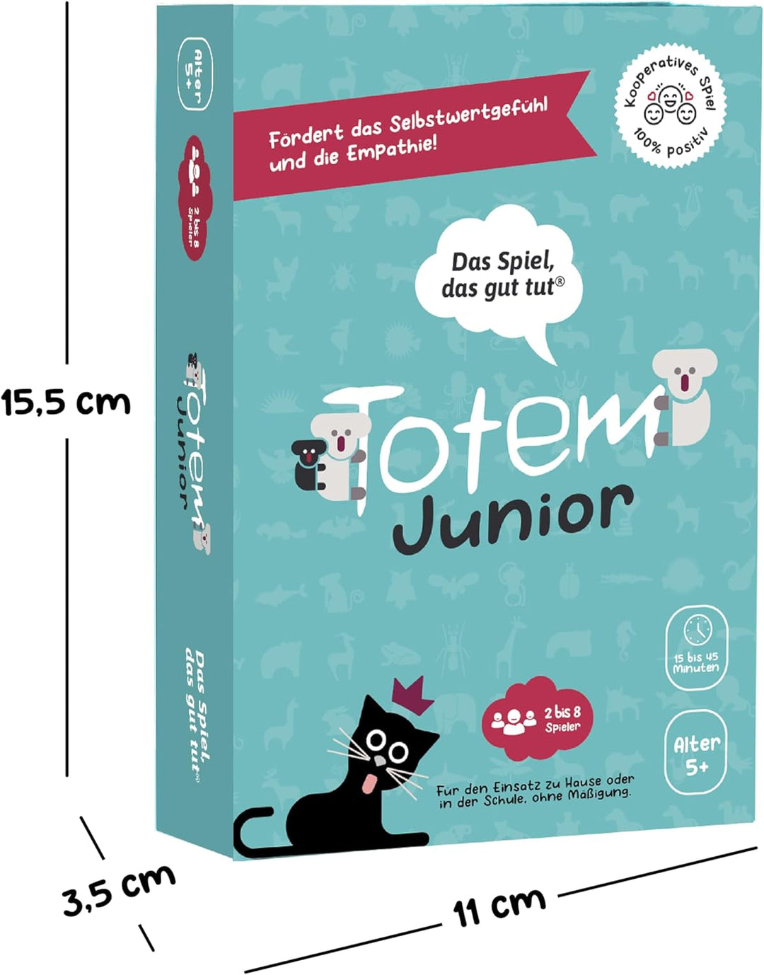 Totem Junior Kartenspiel für Kinder – Therapiespiel ab 5 Jahren für Selbstbewusstsein & Empathie, Fa