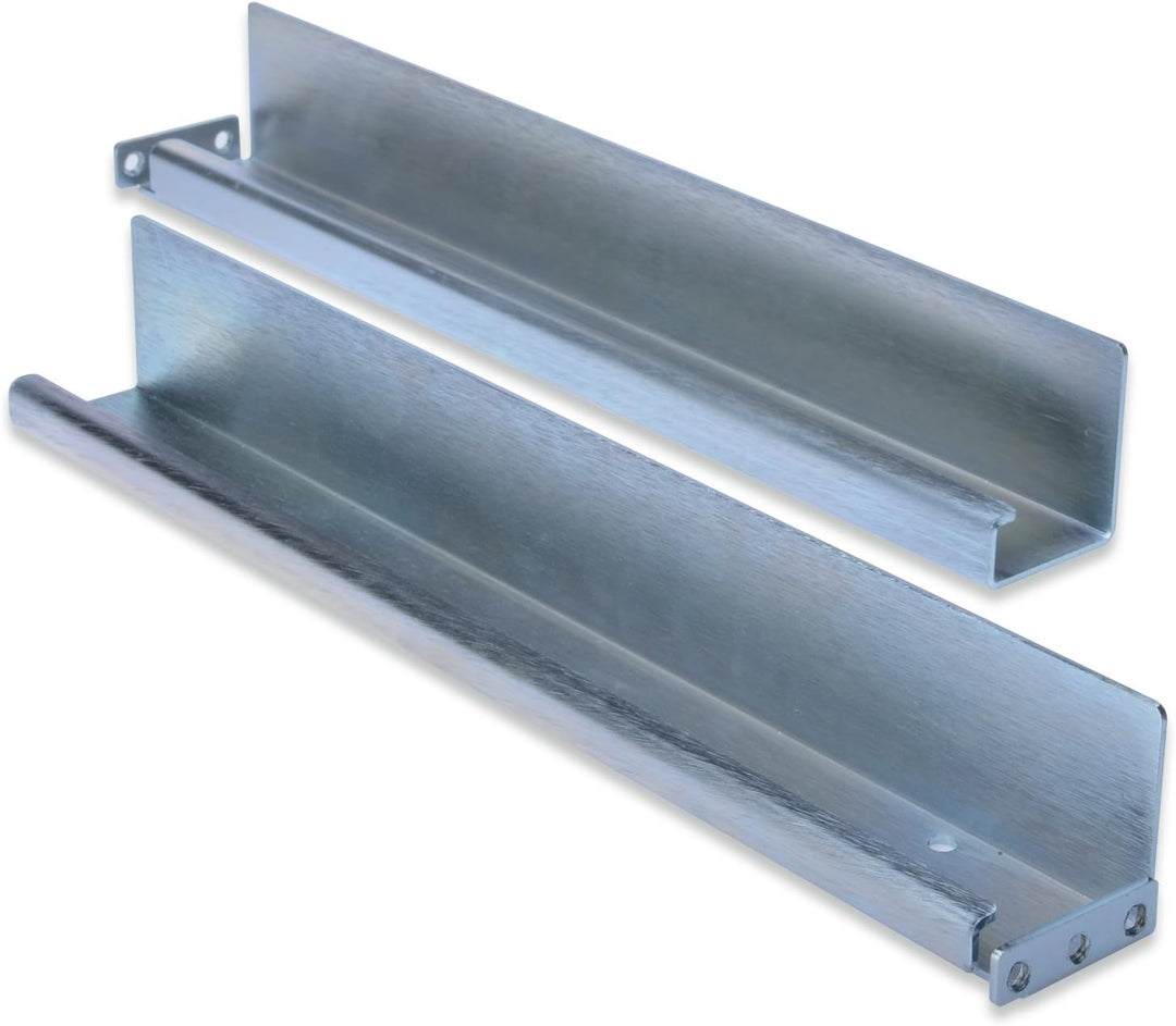 DIGITUS 1HE Gleitschienen für 19" Netzwerkschränke, Variabele Tiefe von 35 bis 60 cm, L-Profil, 2mm