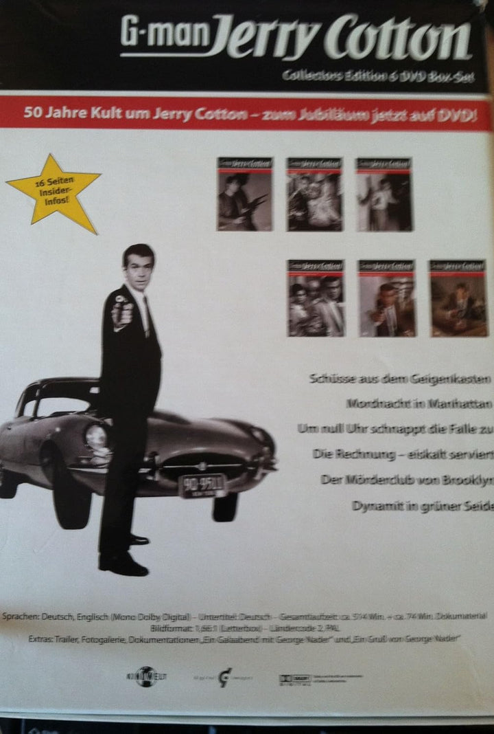 Jerry Cotton - Collectors Edition 6 DVD Box-Set, DVD