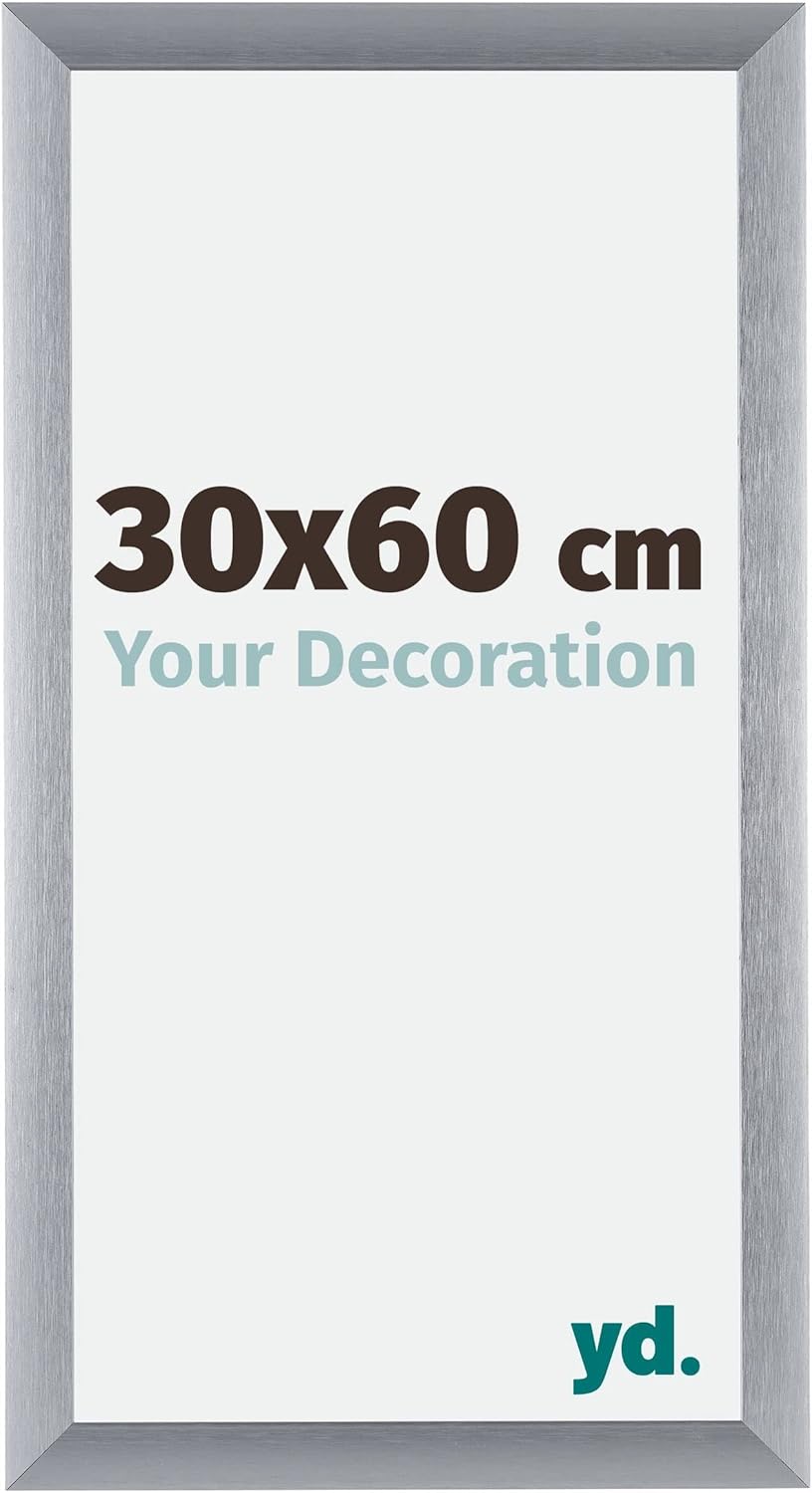 yd. Your Decoration - Bilderrahmen 30x60 cm - Bilderrahmen aus Aluminium mit Acrylglas - Antireflex