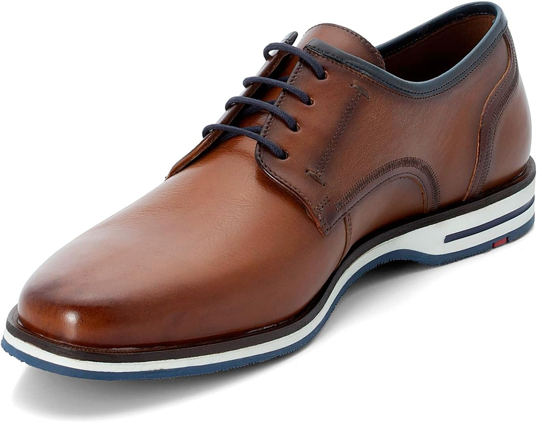 LLOYD Herrenschuh Detroit, moderner Halbschuh aus Leder mit Gummisohle, 40 EU