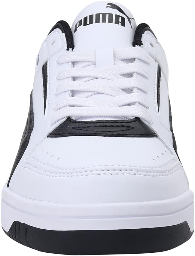 PUMA Herren Rebound Joy Low Sneaker 43 EU Puma White Puma Black, 43 EU Puma White Puma Black