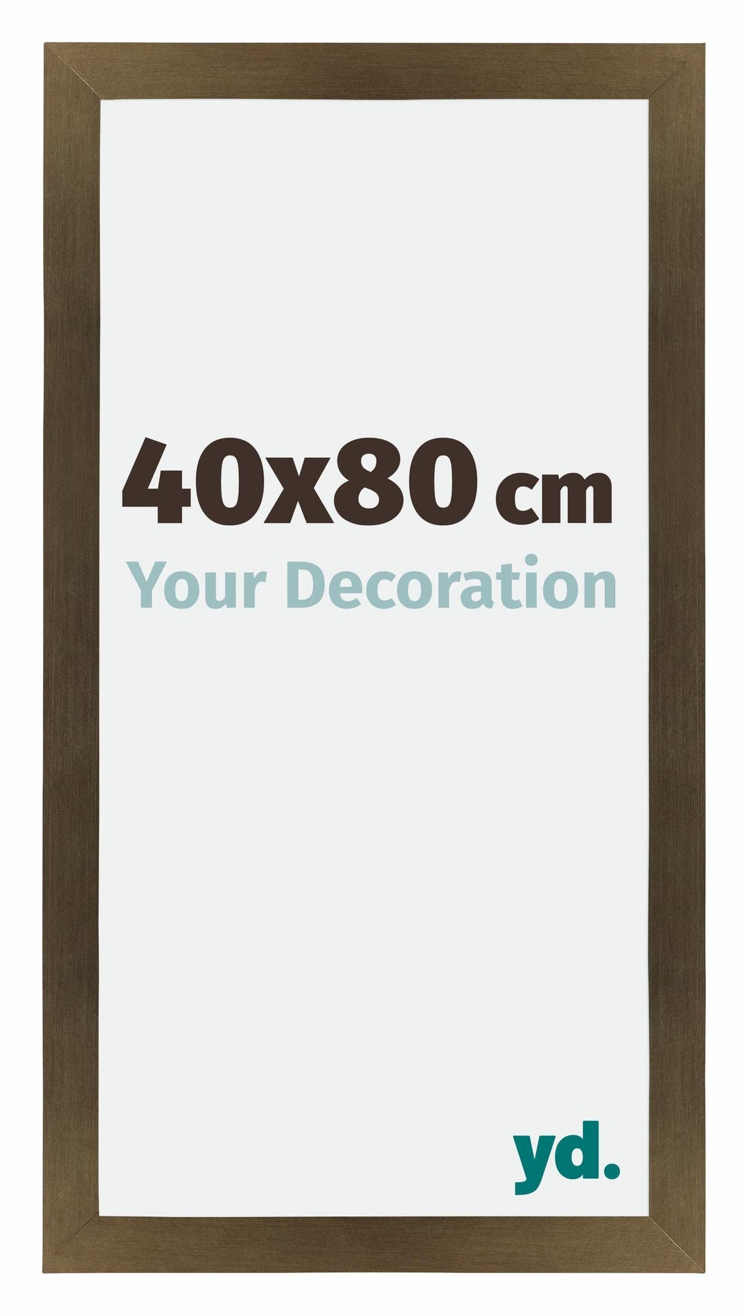 yd. Your Decoration - Bilderrahmen 40x80 cm - Bilderrahmen aus MDF mit Acrylglas - Antireflex - Ausg